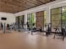 Fitness Center with Treadmills, Other Equipment, and HDTV