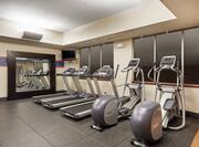 Fitness Center with Treadmills and Recumbent Bikes