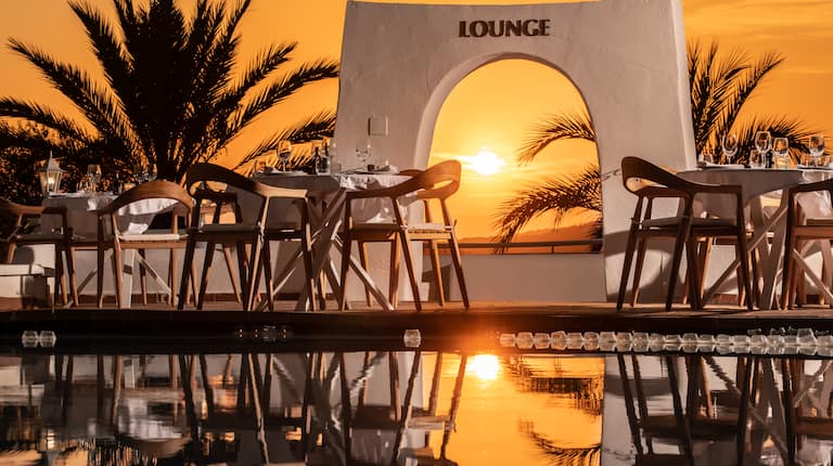 Restaurante al aire libre Cotton Club Lounge Sunset