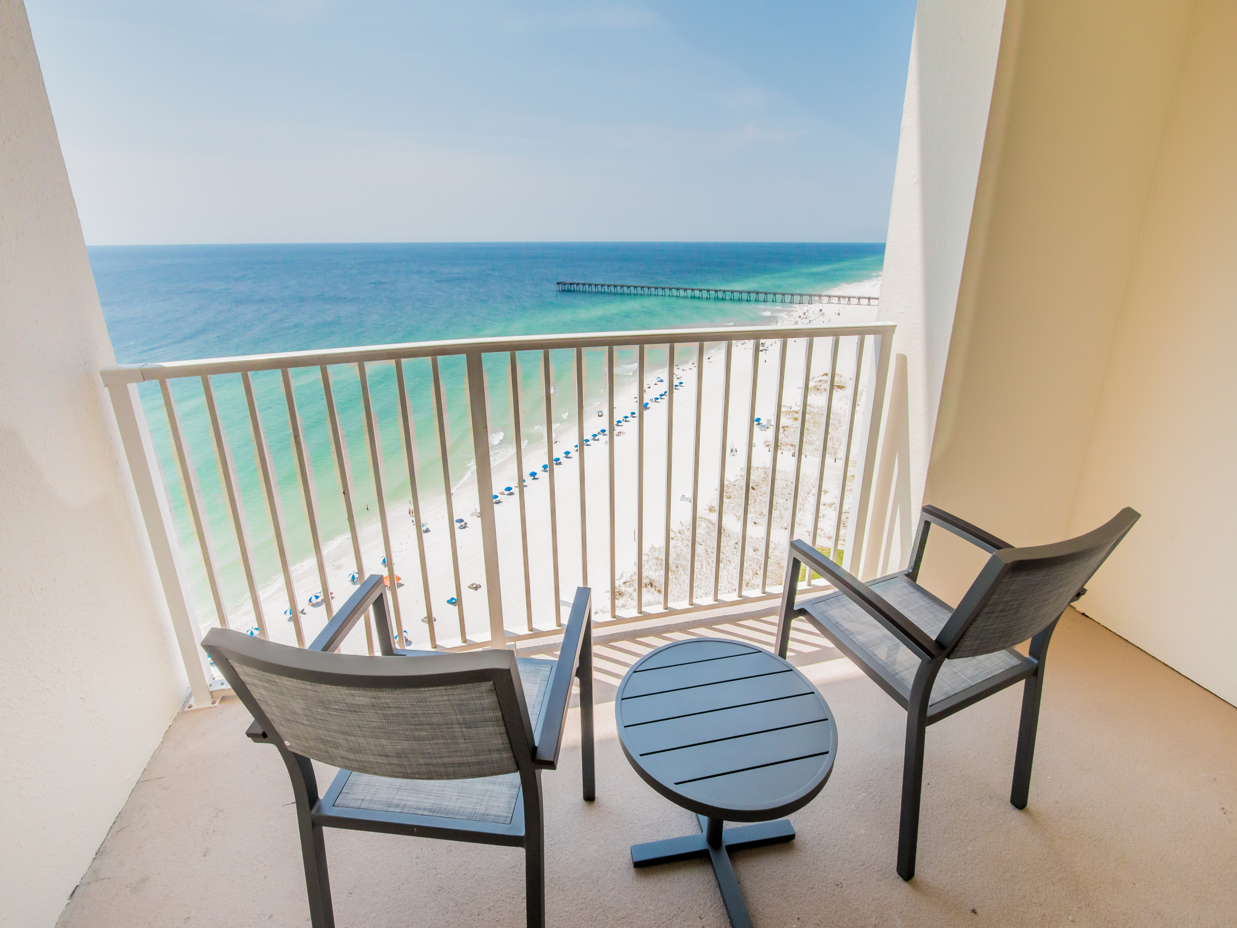 Balcony in Suite with View of the Beach
