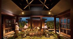 Chefs Cooking at Mumu Grill Area 
