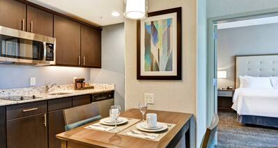 Suite Kitchen Area and Dining Table