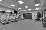 Fitness Center with Exercise Machines and Free Weights