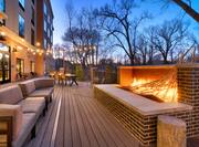  Patio Seating Area with Fireplace