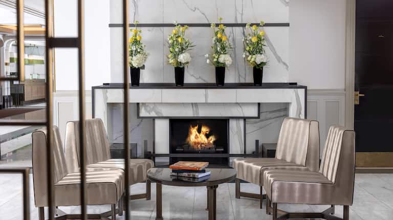 Lobby Fireplace