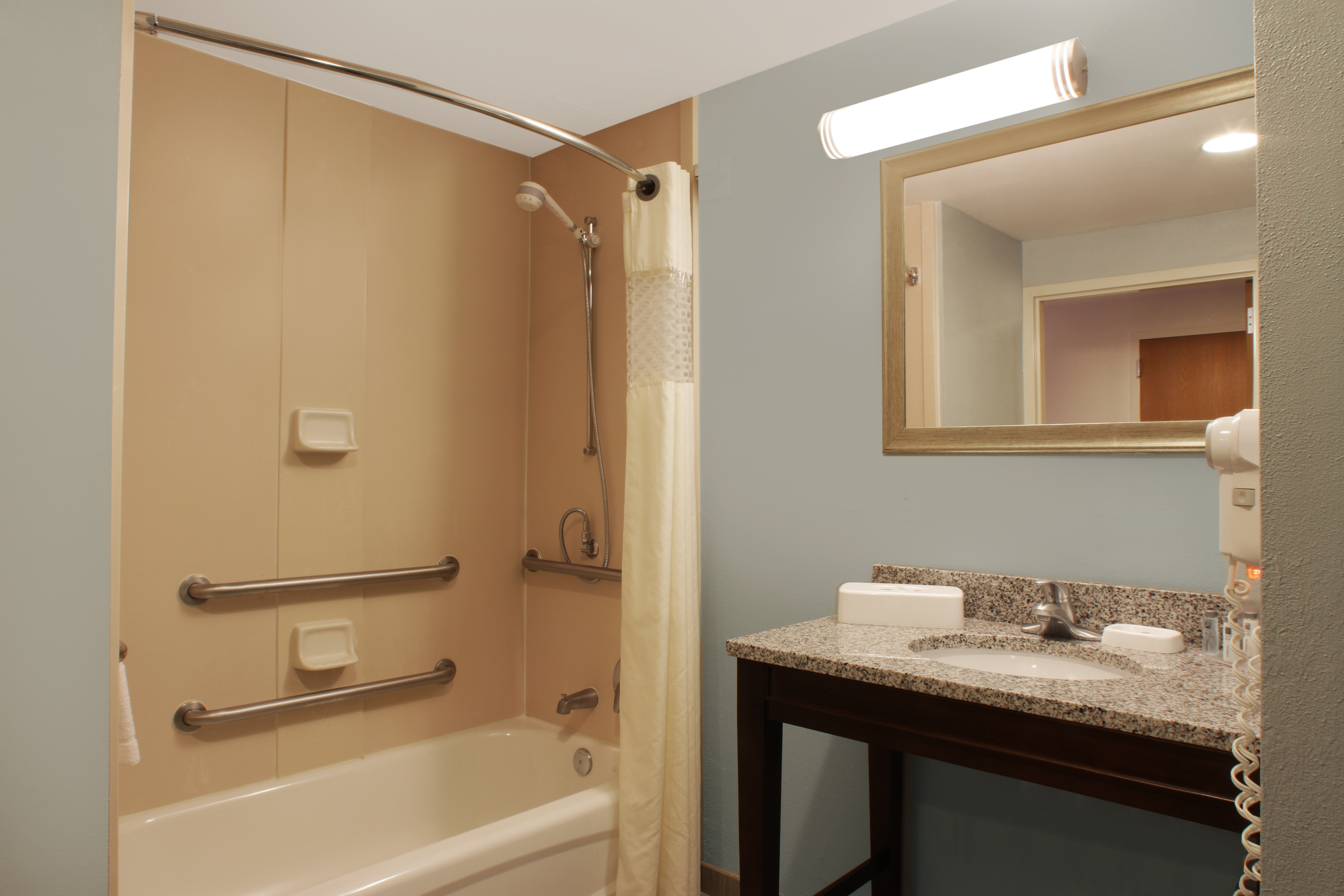 Accessible Bathroom with Grab Bars