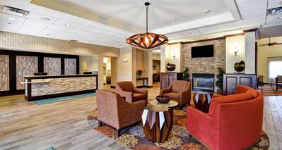 Lobby Seating and Front Reception Desk