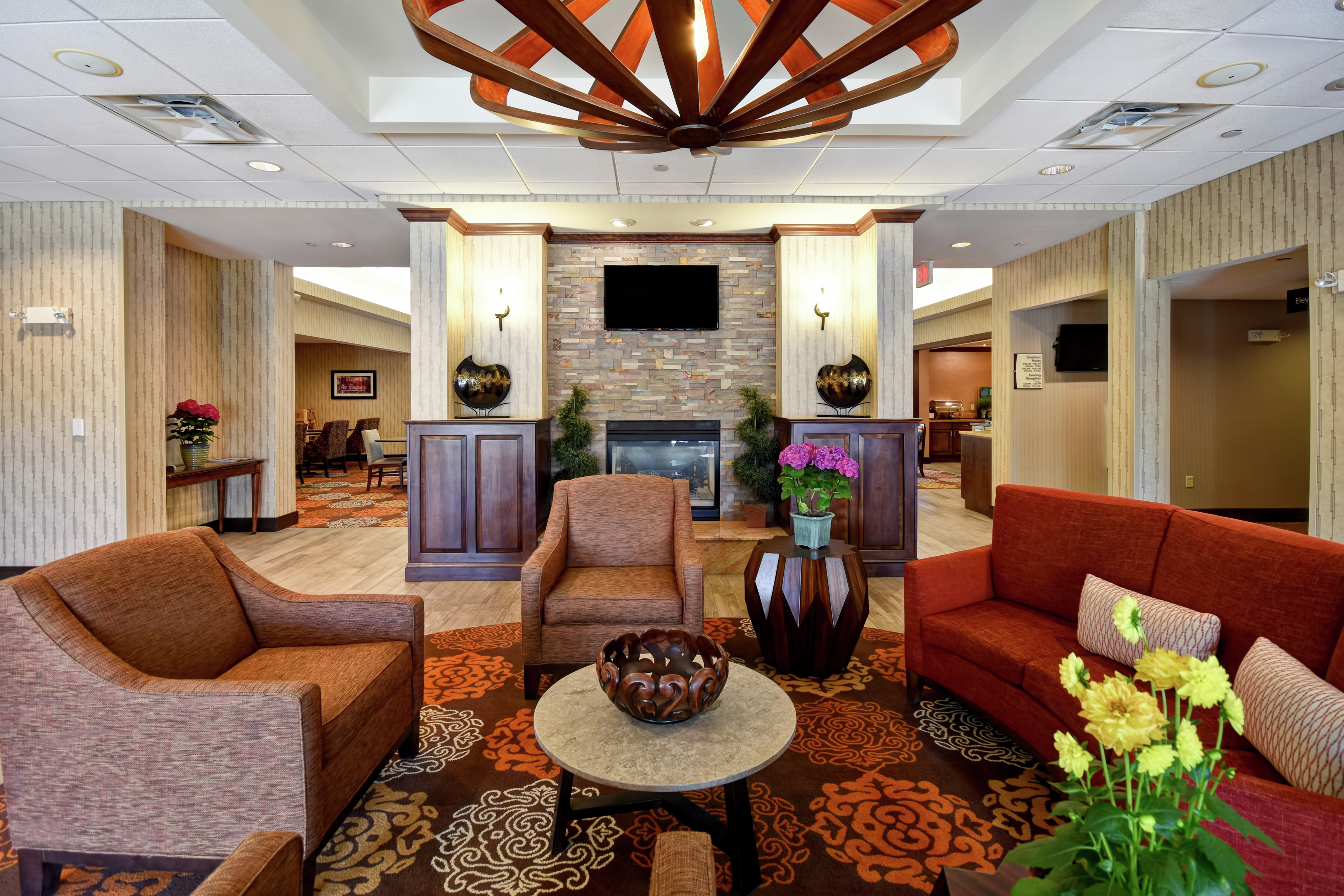 Comfortable Seating in Hotel Lobby