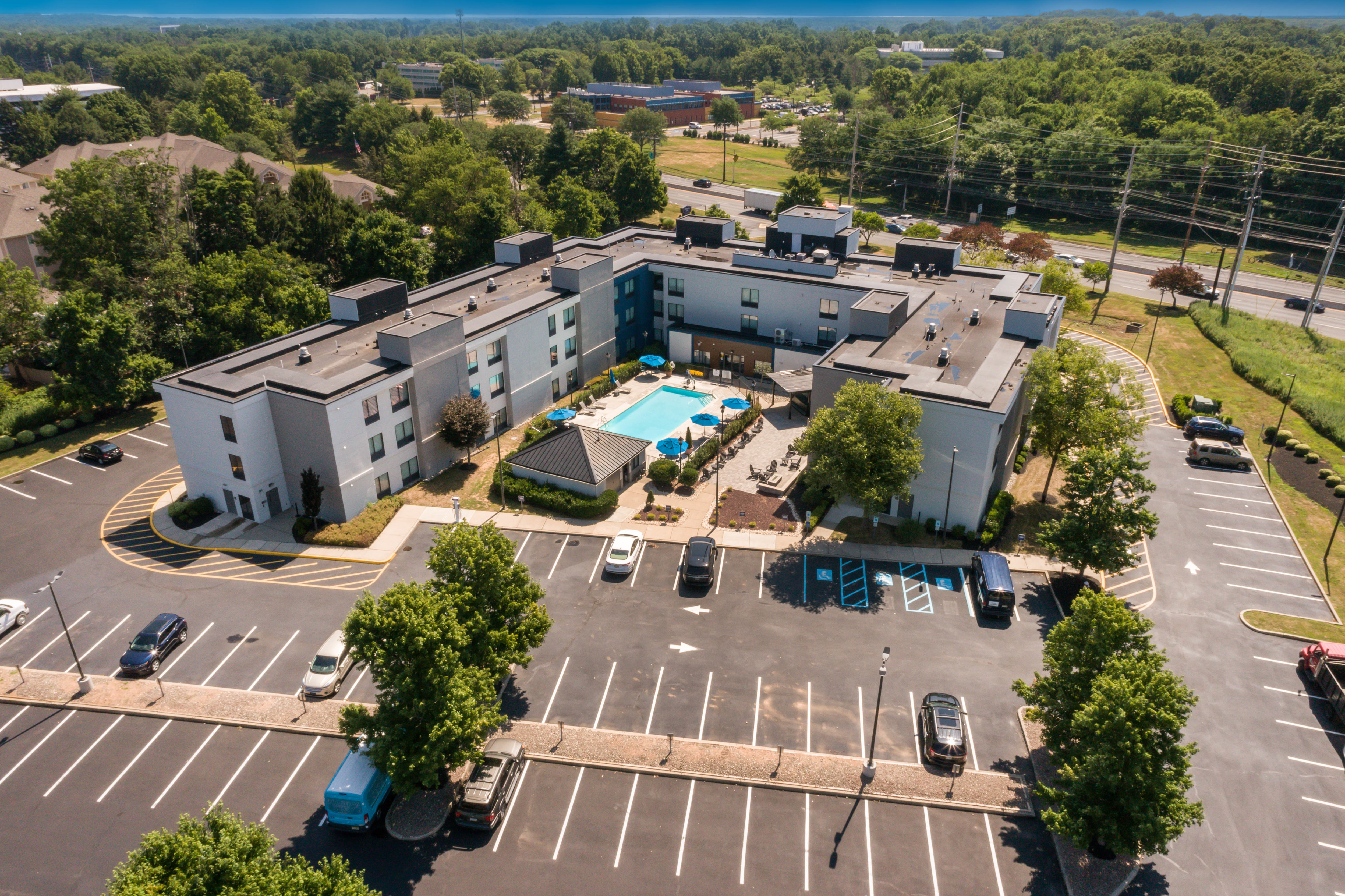 Aerial View Of Hotel 