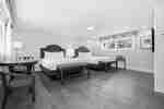 Bright room with two comfortable queen beds