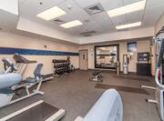 Fitness Center Treadmills, Weight Bench and Free Weights