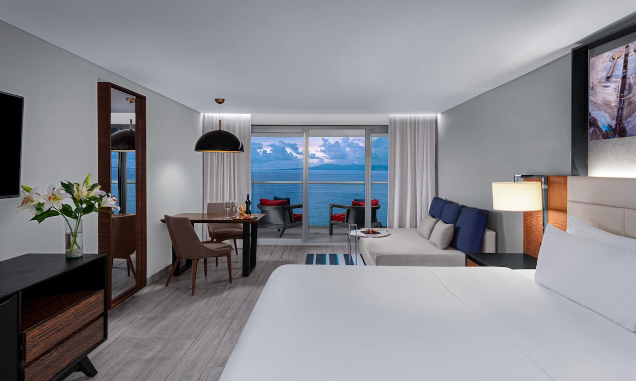 King Bedroom With Ocean Front