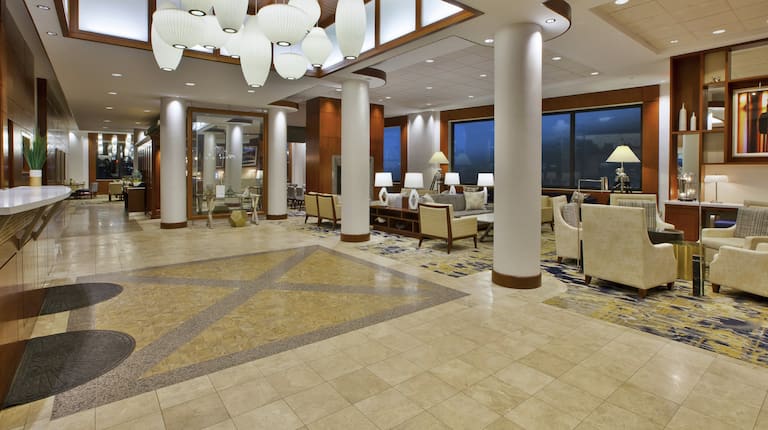 Lobby with seating area