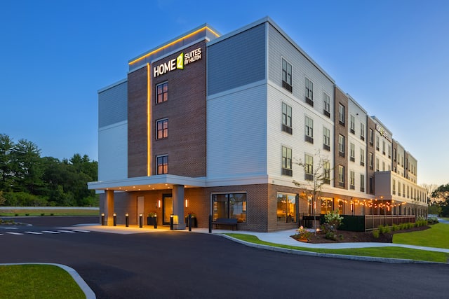 Hotel Exterior at Dusk