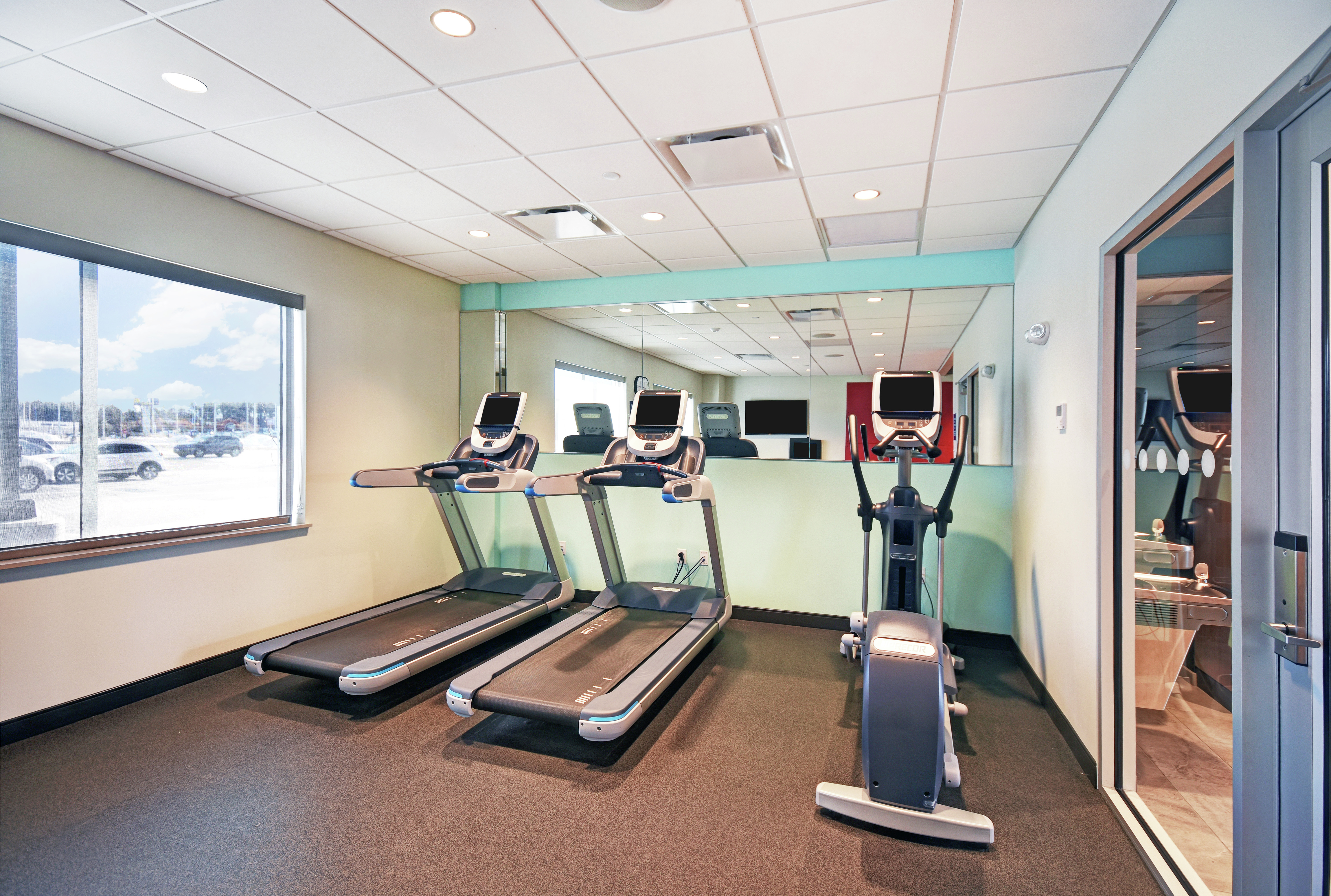 Fitness Center with Treadmills and Elliptical 