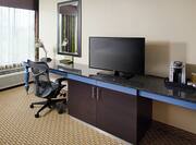 Guest Room Amenities, Work Desk and Television