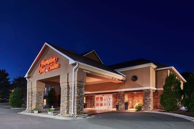 Hotel Exterior at Night