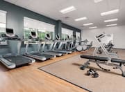 Fitness Center with Recumbent Bikes, Treadmills and Weights