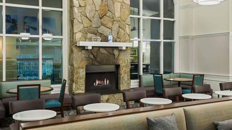 Lobby Fire Place