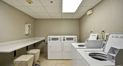 Guest Laundry Room with Washing Equipment