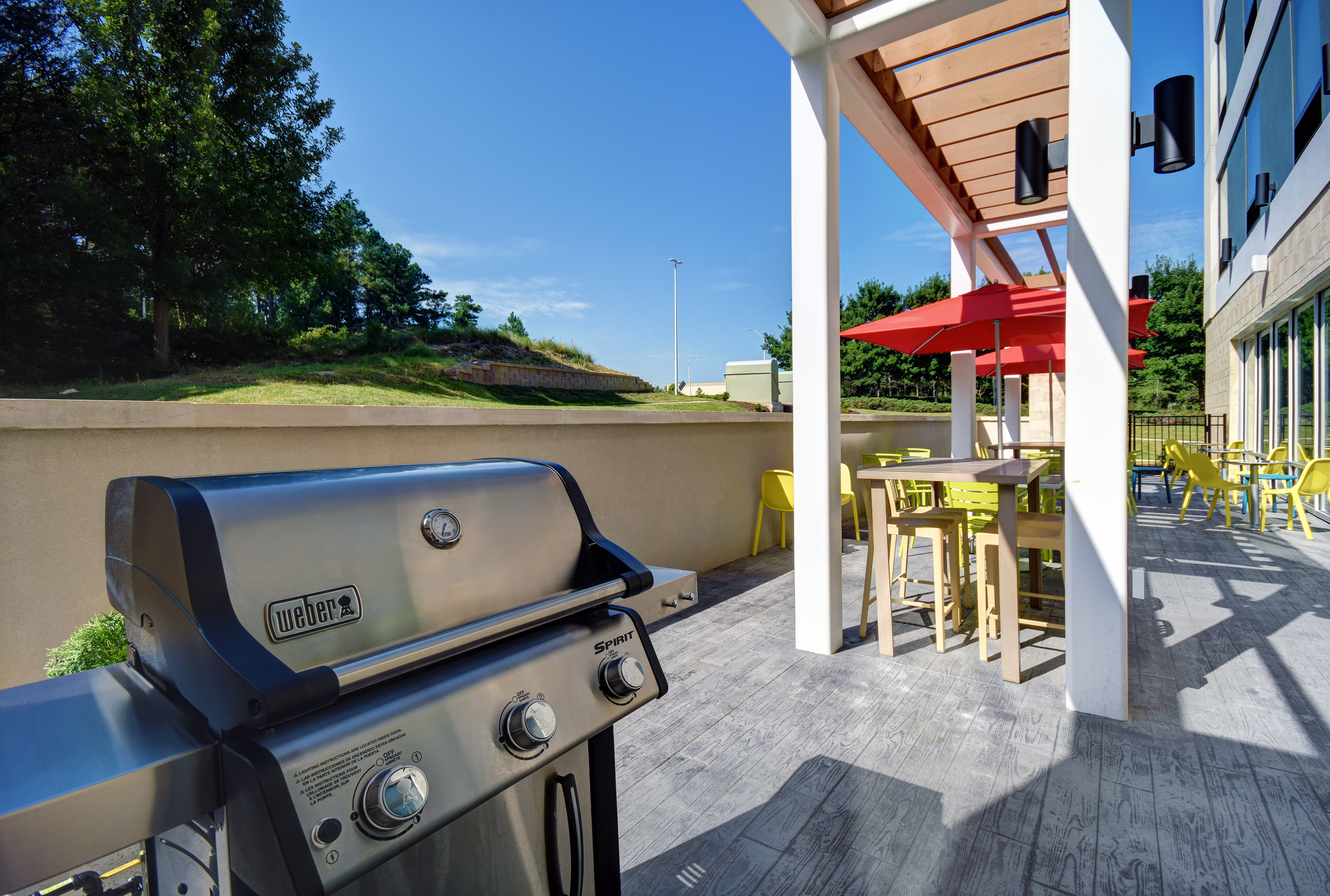 Outdoor Patio With Grills