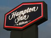 Hampton Inn by Hilton Sign