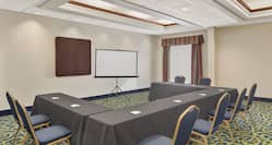 Meeting Room with U Shape Table Setup