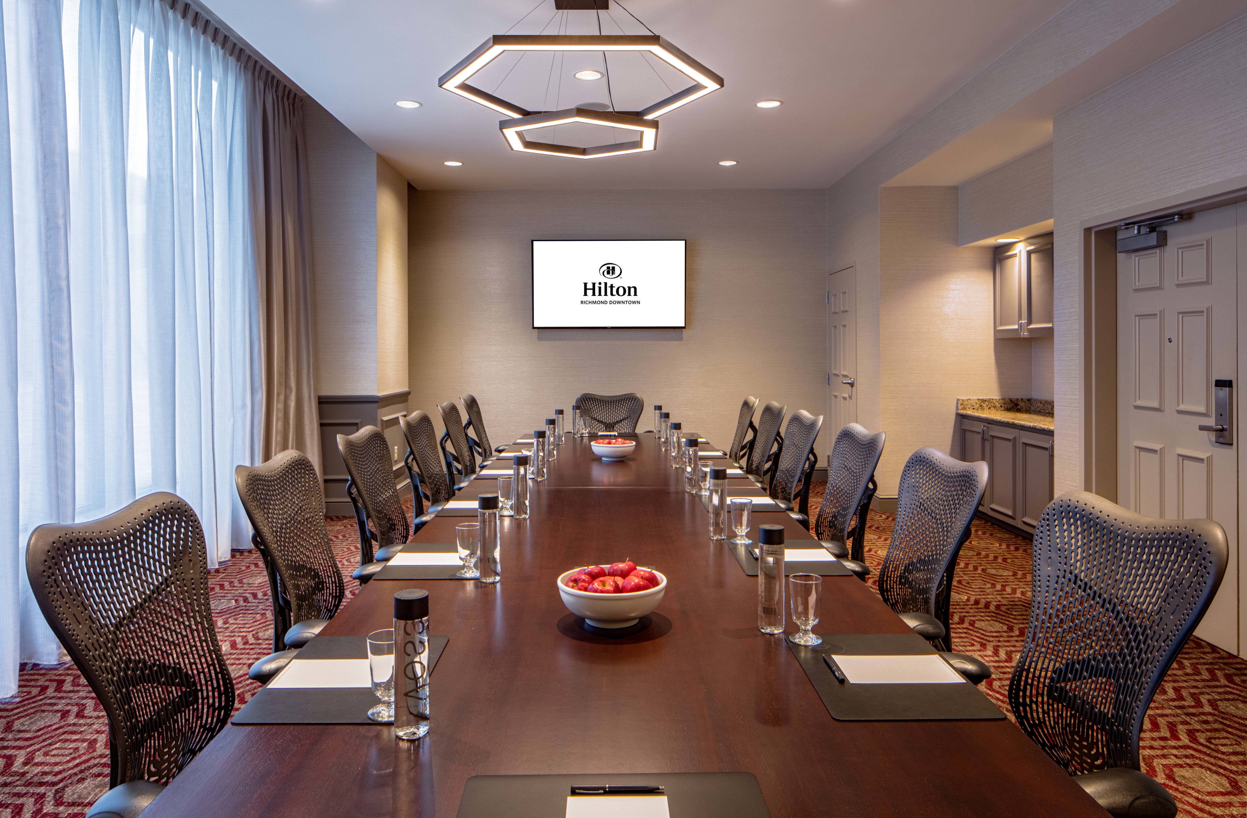 Boardroom With Room Technology 