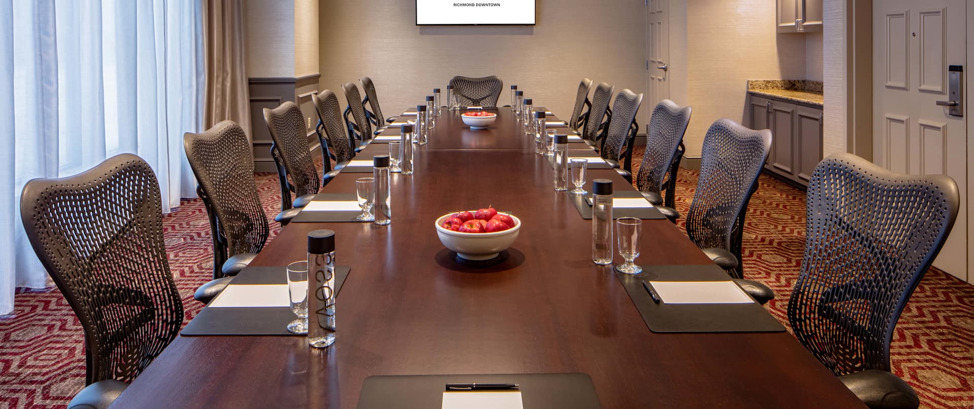 Boardroom With Room Technology 