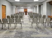 Meeting Room with Rows of 4 Chairs