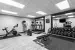 on site fitness center, free weights, peloton bike, elliptical, treadmill