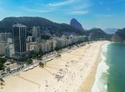 Aerial View of Hotel Exterior and Copacabana Beach