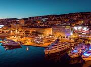 Rijeka Harbor at Night
