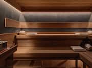 Spa Health Club With Sauna Room