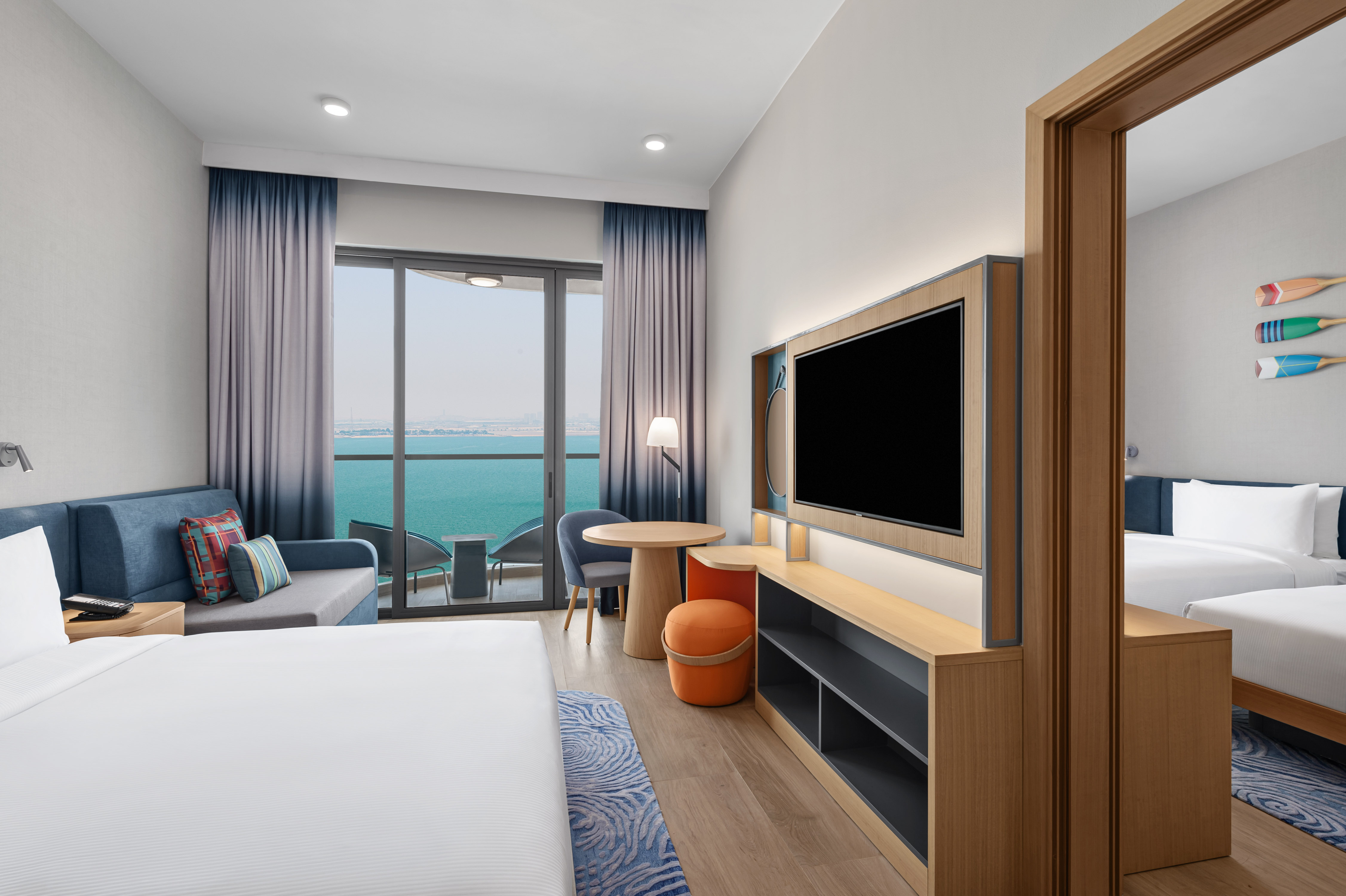 Connecting Guest Room with Sea View