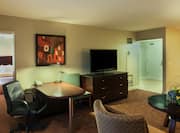 Living Area,  Presidential Suite