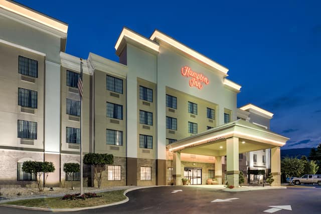 Hotel Exterior at Night