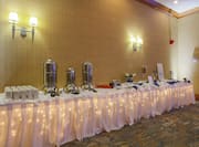 Meeting and Event Space Decorated for Wedding and Reception
