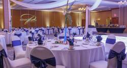 Meeting and Event Space Decorated for Wedding and Reception