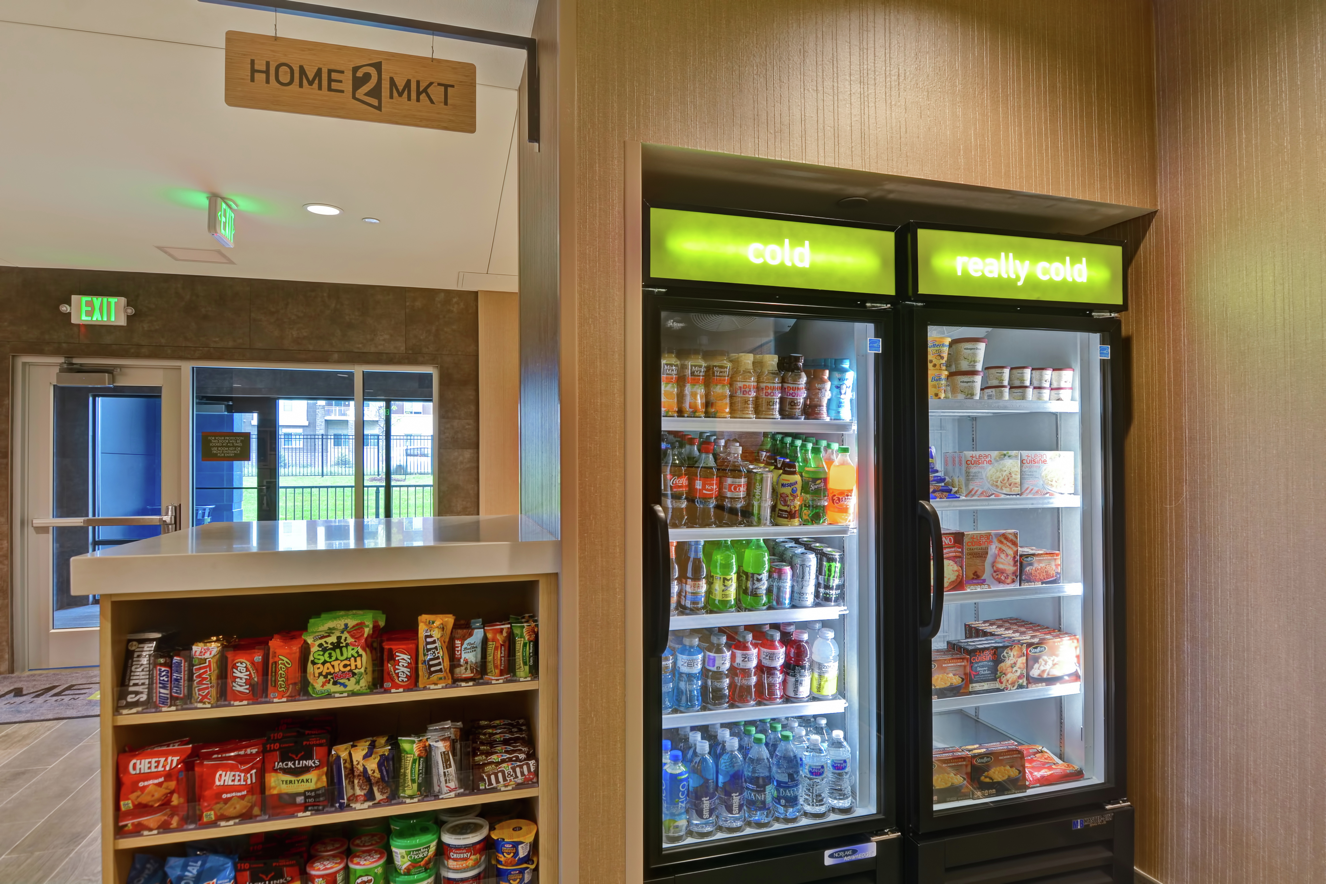 On-Site Market with Snacks and Convenience Items