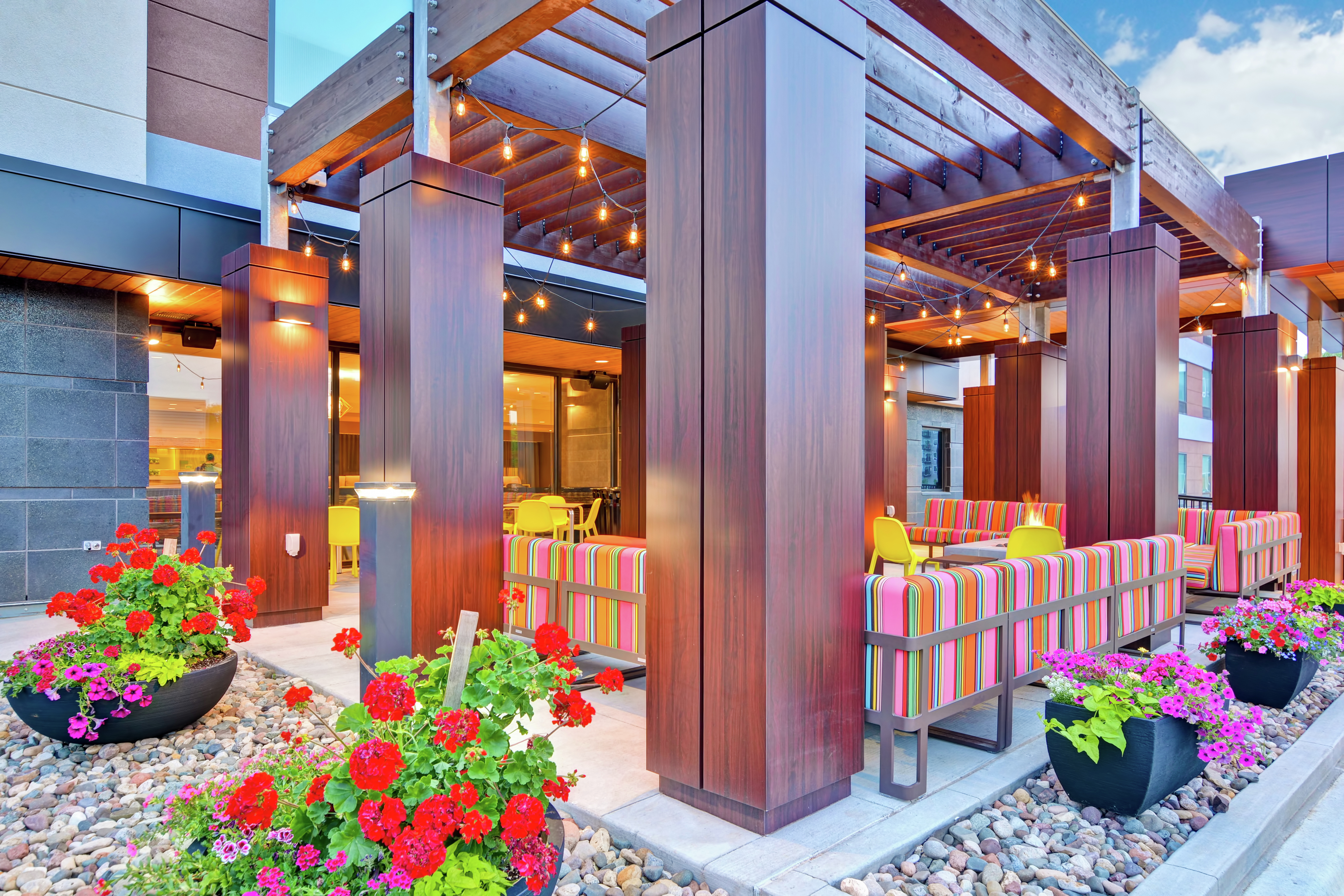 Outdoor Patio Area with Seating