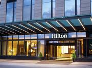 Hilton Hotel Exterior Entrance