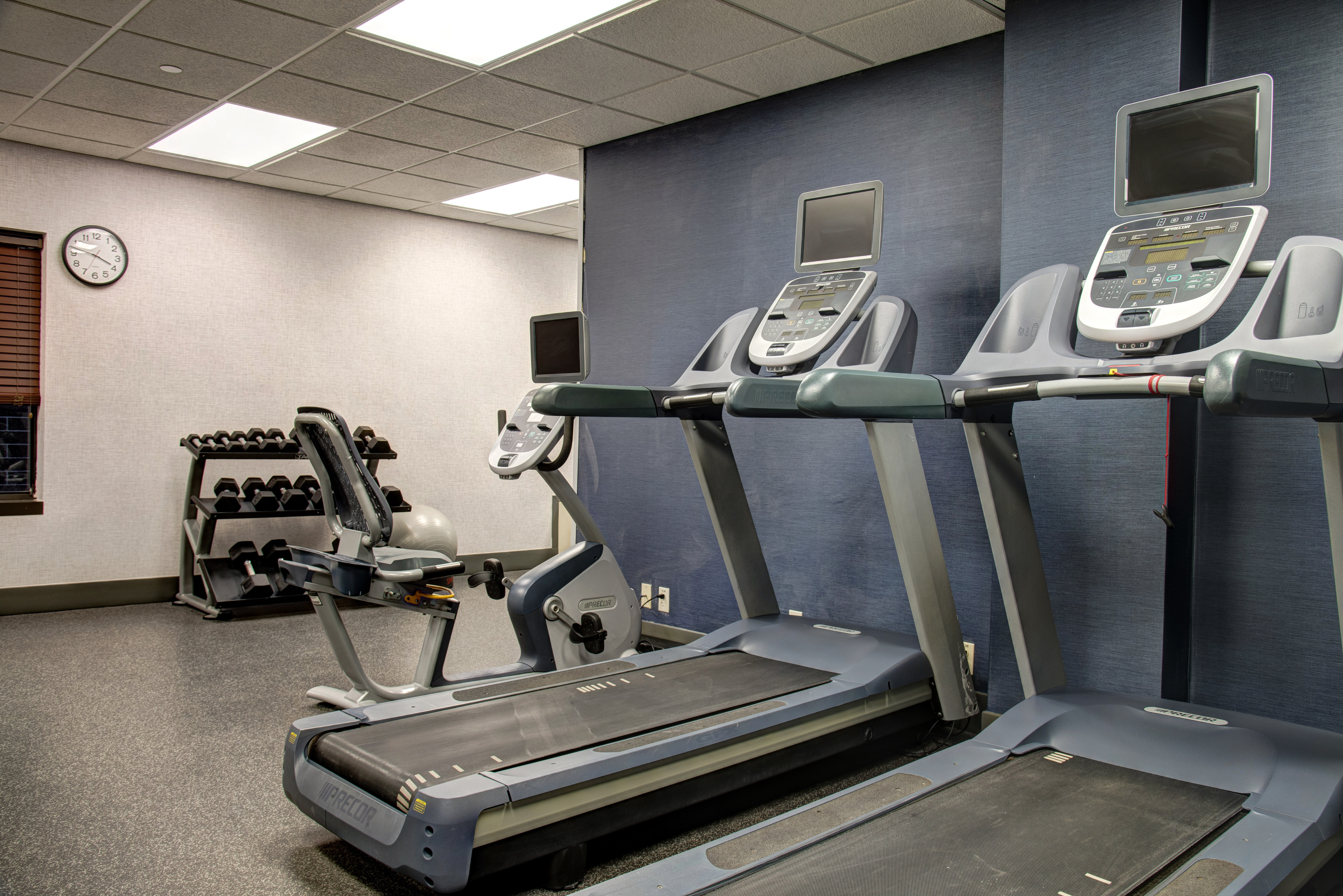 Fitness Center - Treadmills and Free Weights