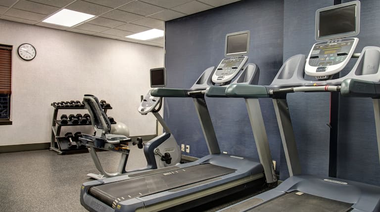 Fitness Center - Treadmills and Free Weights