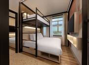 King Guestroom With Bunk Bed
