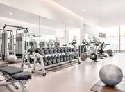 View of Fitness Center with Modern Equipment