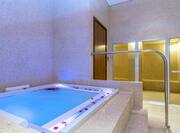 Hot Tub and steam room area of spa
