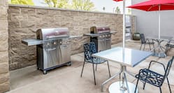 Outdoor Patio With Grill Area