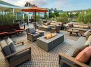 Patio Outdoor Seating with Firepit