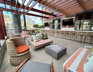 Wild Hare outdoor lounge
